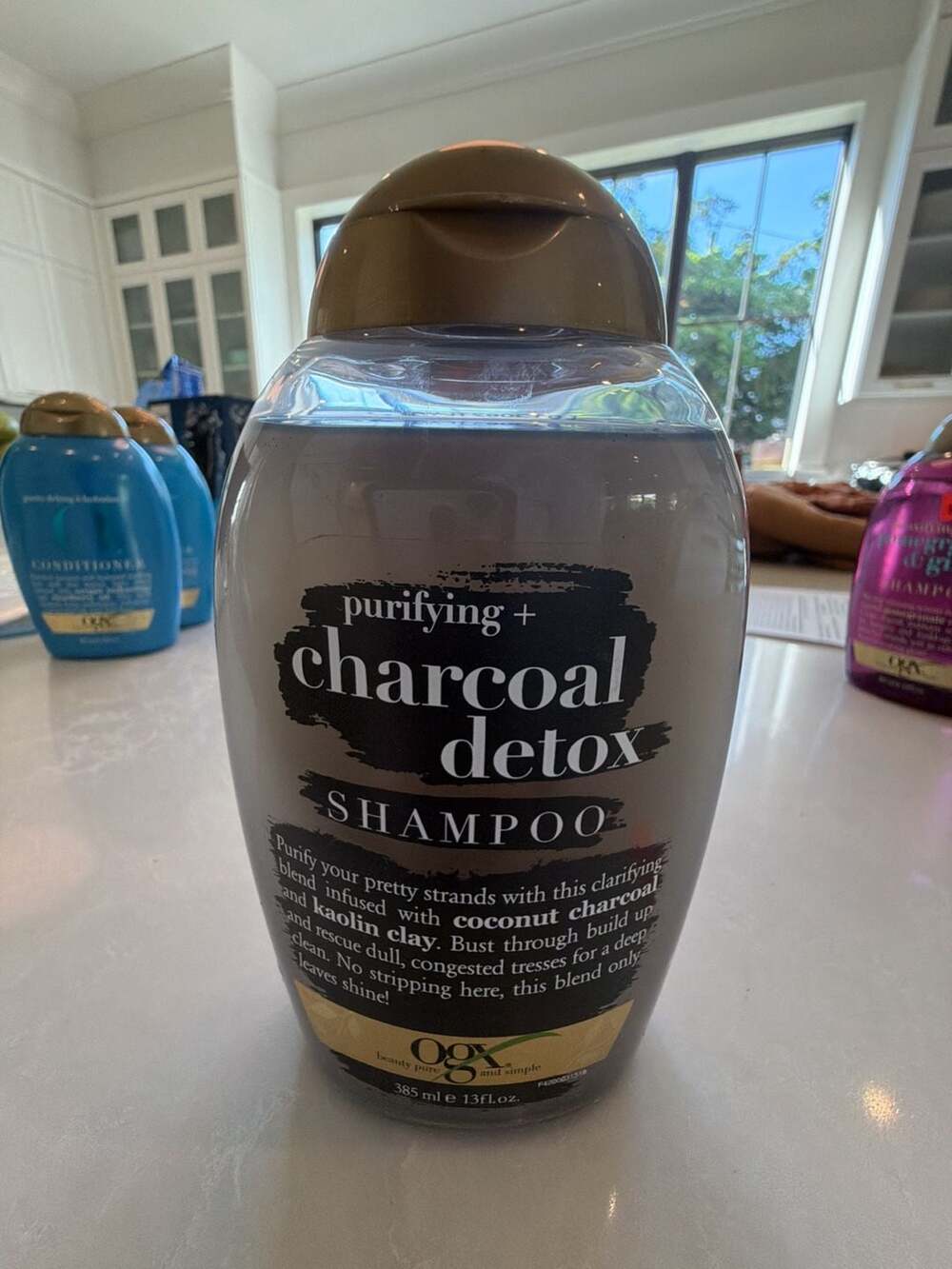 OGX Purifying + Charcoal Detox Shampoo 13 fl oz fast 2 ship out!